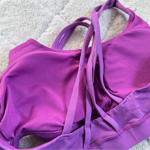 Lululemon | Raspberry (First Release) Energy Bra | Size 8 - Picture 6 of 6